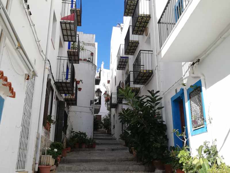 actividad en las calles de Peñíscola